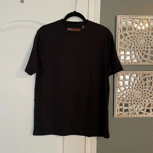 Perry Ellis Ribbed T-shirt - Picture 1 of 6